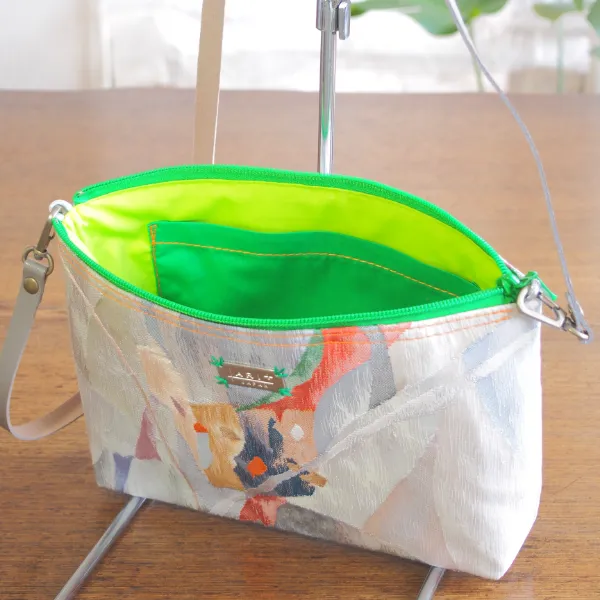 実例181 お太鼓帯 斜め掛けバッグ