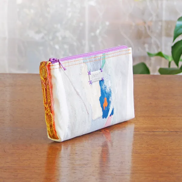 実例181 お太鼓帯 帯締クラッチポーチ