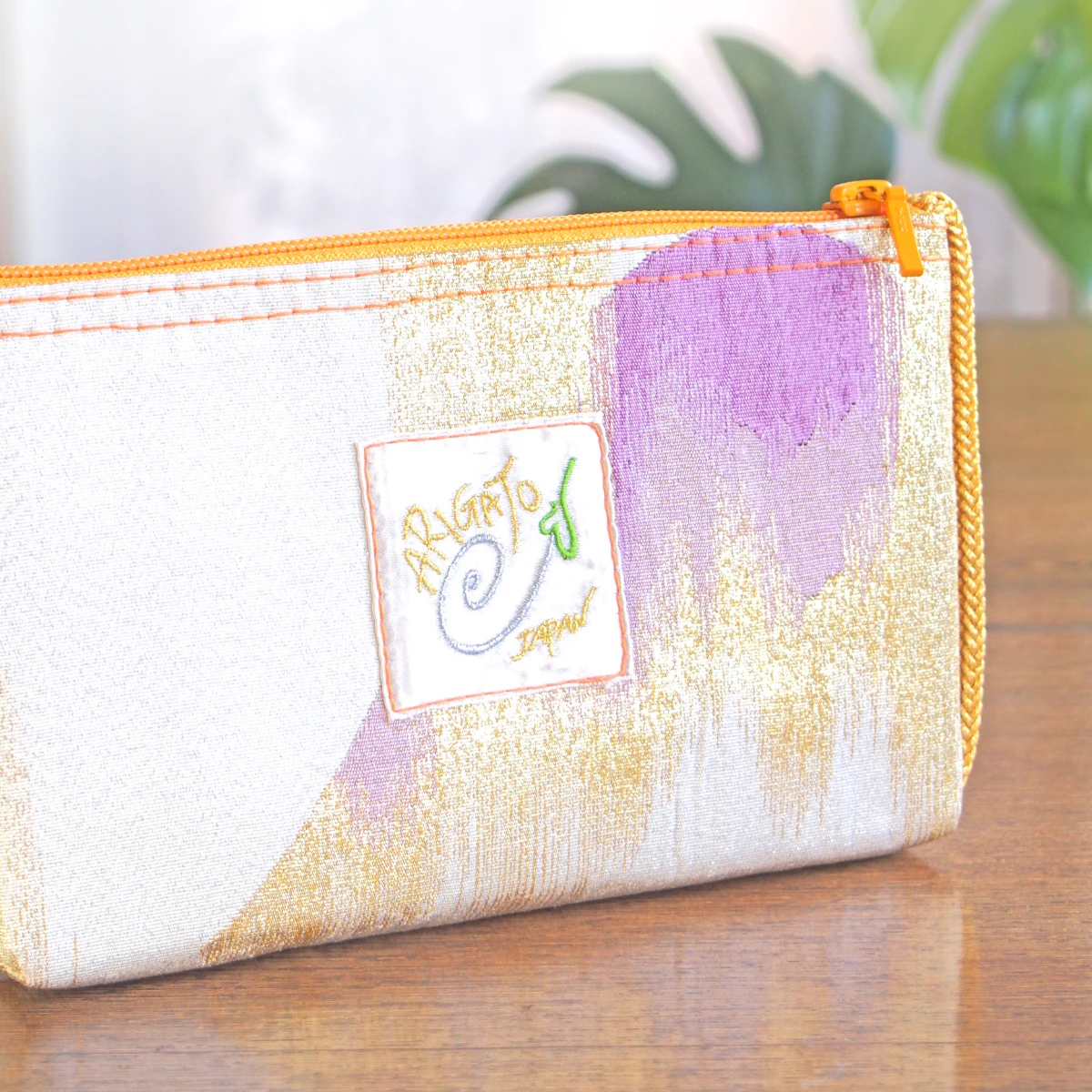 実例210 お太鼓 帯締クラッチポーチ