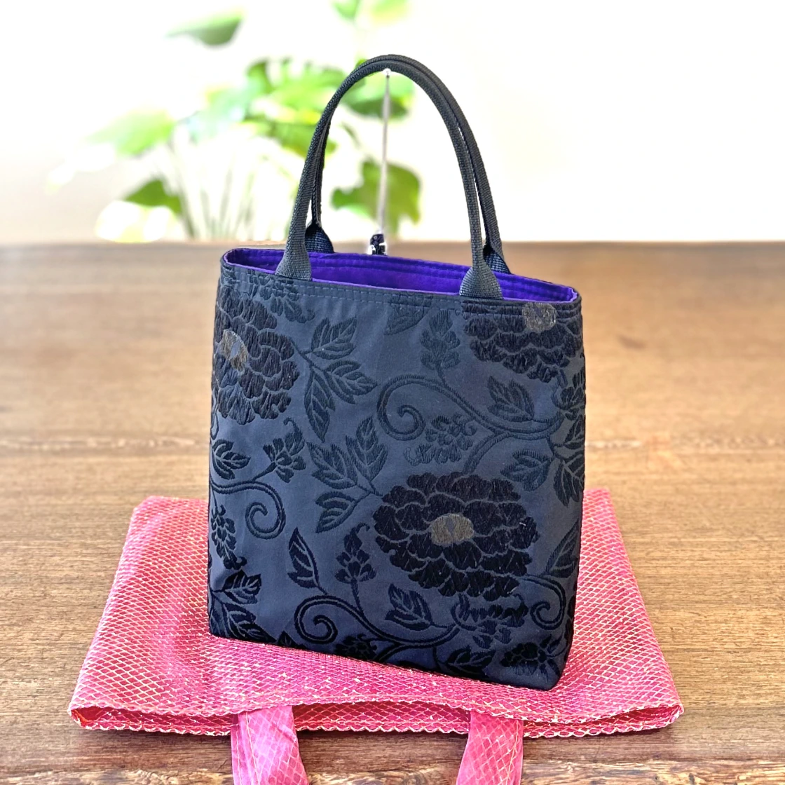 広島県 リピータ―K様【帯手提げバッグ】